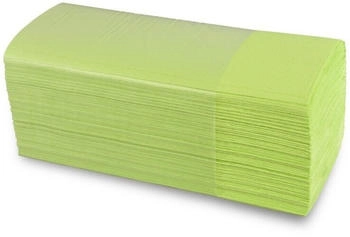 Plock Papierhandtücher Funny - 2-lagig - grün - V-Falz - 4000 Falthandtücher - grün