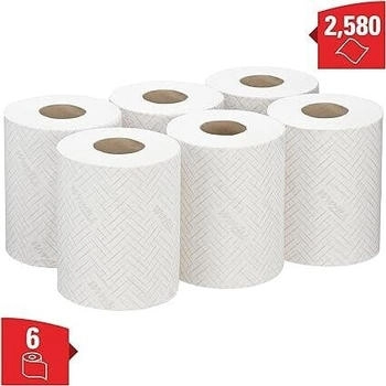Kimberly-Clark WypAll&reg; L10 Papierreinigungst&uuml;cher, 1-lagig, wei&szlig; 6222 , 1 Paket = 6 Rollen &agrave; 430 T&uuml;cher = 2580 T&uuml;cher