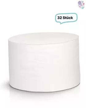 Blanc Hygienic Toilettenpapier kernlos SET, 32 Rollen, 2-lagig, 104m je Rolle, Zellstoff, wasserlöslich - THR2400-x1
