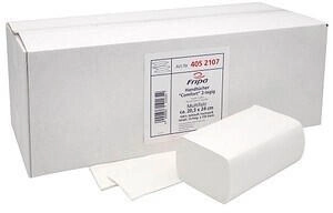 Fripa Falthandtuch COMFORT 20,3 x 24 cm Z-Falz, hochweiß mit Dekorprägung, 2250 Tuch