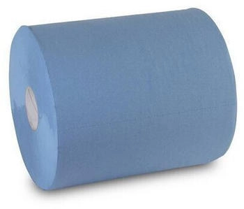 Quicky Industriepapierrollen - Putzpapier - blau - 36 cm - 2 - lagig - 2 Rollen - blau