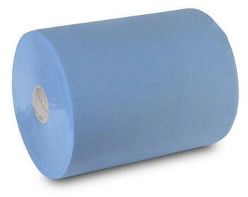 Quicky 1 Industriepapierrolle - Putzpapier - blau - 36 cm breit - 3 - lagig - blau