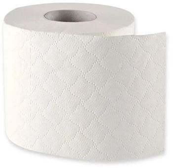 Mensch Franz 64x Toilettenpapier 3-lagig Kleinrolle Weiss 9,5x11,5 cm - weiß 30425