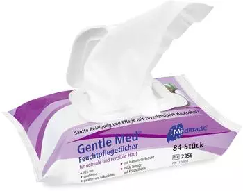Rösner-Mautby Meditrade Feuchttücher Gentle Med 1-lagig weiß 80 St. 1 Pack = 80 St.