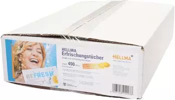 Hellma Erfrischungstücher Be Frech VE=400 Stück