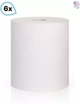 Blanc Hygienic Handtuchrollen "Smart ECO" 6 Rollen 1-lagig 230m je Rolle 100% Zellstoff äußerst ergiebig & geringer Verbrauch