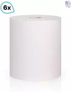 Blanc Hygienic Handtuchrollen universell einsetzbar SET Handtuchrollen für gängige Handtuchrollenspender6 Rollen 2-lagig 125m je Rolle
