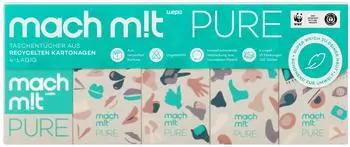 Wepa Professional Pure Tachentücher 4-lagig aus recyceltem Karton 225 St Tücher
