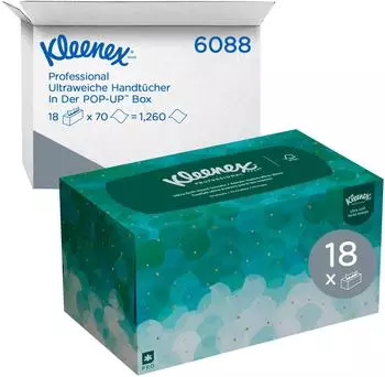 Kleenex Papierhandtücher Ultra Soft POP-UP 6088 weiß 70 Stück