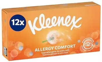 Kleenex Allergy Comfort Taschentücher Box 12x56 St Tücher