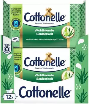 Hakle Feuchtes Toilettenpapier Wohltuende Sauberkeit Tücher 504 St