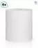 Blanc Hygienic Handtuchrollen Handtuchpapier für gängige Handtuchrollenspender 6 Rollen 2-lagig 140m je Rolle