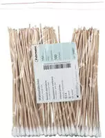 Wattest&auml;bchen Holz Kleiner Kopf 15 cm 100 St