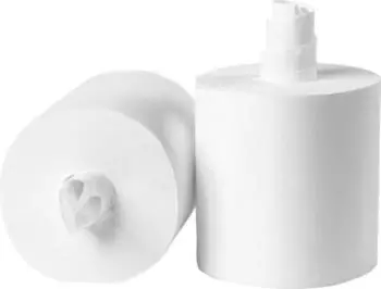 All Care Putztuchtuchrollen MIDI kernlos 2-lagig DM 20 cm 6 Rollen Papierhandtücher weiß Papier 2188