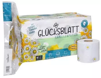 Tork GL&Uuml;CKSBLATT Toilettenpapier Kamille 3-lagig 16 Rollen 1 Pack = 16 Rollen