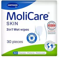 Molicare Skin 3in1 Feuchtpfleget&uuml;cher 30 St