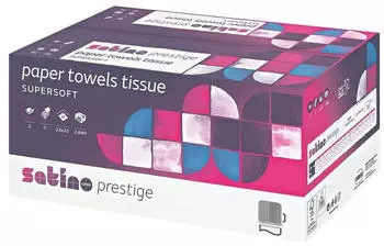 Wepa Professional Satino Papierhandt&uuml;cher prestige, 23 x 33 cm, C-Falz, PT3 276790 , 1 Karton = 2880 Blatt