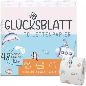 Fripa Toilettenpapier mit bedruckten Motiven 48 St