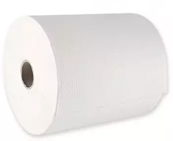 Mensch Papierhandtuch, 100% Zellstoff, 2-lagig, 130 m, B 20 cm, 6 Rollen 30445