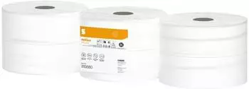Satino HiCycle Toilettenpapier Midi Jumbo hochweiß JT2 2-lagig 320 Meter 1 Karton = 6 Rollen