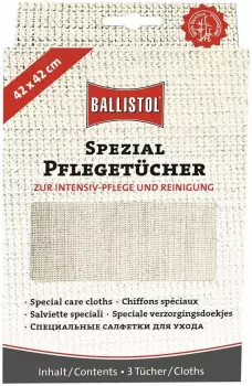 Ballistol Spezial Pfleget&uuml;cher Baumwolle 60 &deg;C waschbar 3 St. 1 Pack = 3 St.