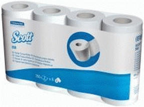 Scott 350 Toilettenpapier 2-lagig (8 Rollen)