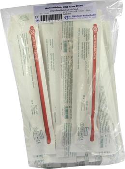 Dr. Junghans Medical Wattestäbchen Holz 15 cm Steril Grosser Kopf 50 x 2 Stk.