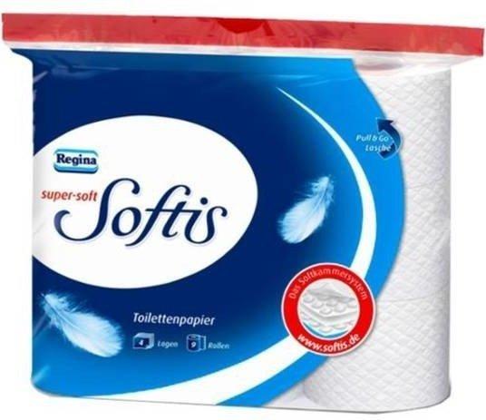 Regina Softis super soft Toilettenpapier 4-lagig (9 Rollen)