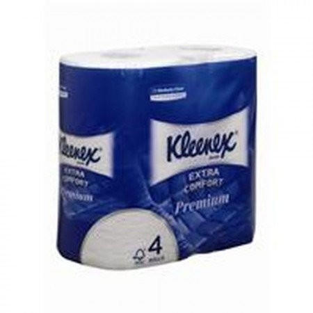 Kimberly-Clark Kleenex Premium 4-lagig weiß (6x4 Rollen)