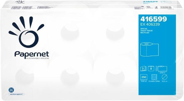 Papernet Special Toilet Paper Roll Extra White 3-lagig 416599 (72 Rollen)
