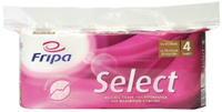 Fripa Toilettenpapier Select - 4-lagig, gepr&auml;gt, hochwei&szlig;, 8 Rollen &agrave; 160...