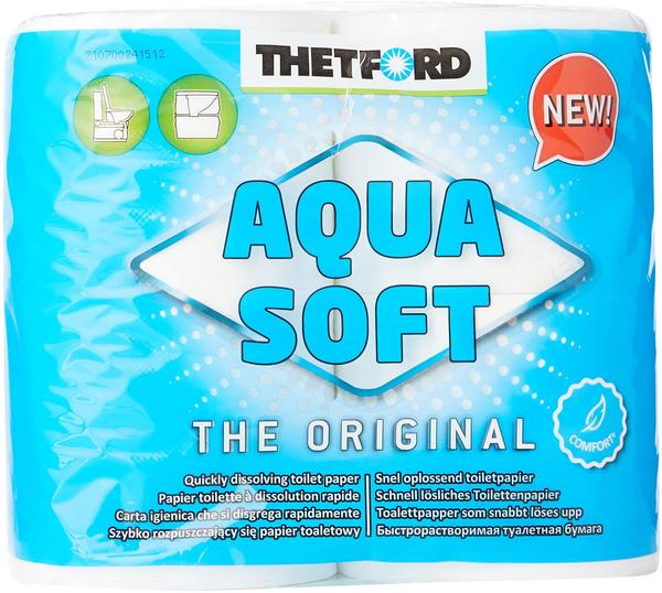 Thetford Aqua Soft The Original 2-lagig 4 Rollen weiß