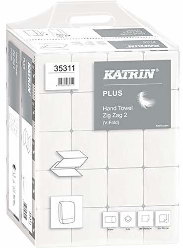 Katrin Plus Zig Zag Papierhandtuch 2-lagig V-Falzung (20 Stk.)