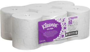 Kleenex Papierhandtücher Ultra Rolle 2-lagig 6 x 150 m weiß 6780