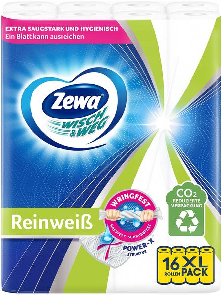 Zewa Wisch & Weg Reinweiß (16 Stk.)