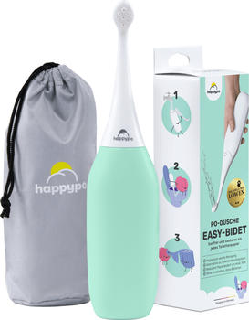 HappyPo Po-Dusche 2.0 Easy-Bidet mint + Reisetasche