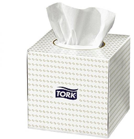 Tork Extra Soft Facial Tissues Cube (3x100 tissues)