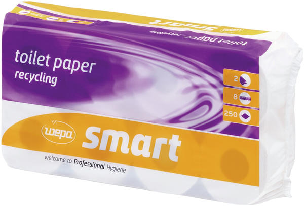 Satino Toilettenpapier Wepa Smart Kleinrollen weiß (64 Rollen)
