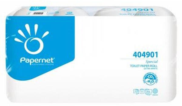 Papernet Special Toilet Paper Roll Extra White 3-lagig 404901 (9x8 Rollen)