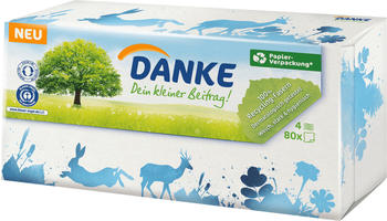 Danke Taschent&uuml;cher Box (80 St&uuml;ck)