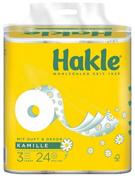 Hakle Kamille Toilettenpapier 3-lagig (24 Rollen)