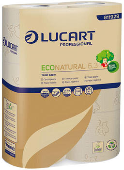 Lucart ECO Natural 6.3 Toilettenpapier 3-lagig (30 Stk.)