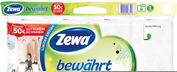 Zewa Bewährt 3-lagig (8 Stk.)