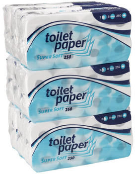 Cleanclub Toilettenpapier 3-lagig hochweiß 72 Rollen