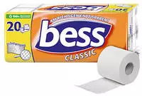 Bess Toilettenpapier Classic 3lg. 20X180 St