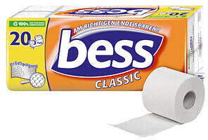 Bess Toilettenpapier 3-lagig (20 Rollen)