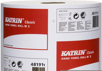 Nordvlies 48191 KATRIN Handtuch-Rolle Classic M2 wei&szlig; 152 m lang