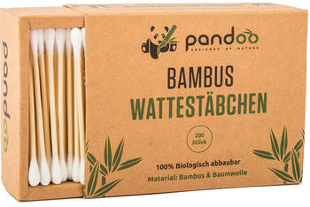 Pandoo Bio Wattestäbchen aus Bambus (200 Stk.)