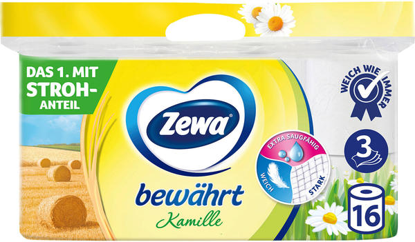 Zewa Bewährt Kamille Toilettenpapier 3-lagig (16 Stk.)