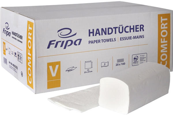 Fripa Comfort Papierhandtuch 4042102 25 x 23 cm (20 x 160 Blatt)